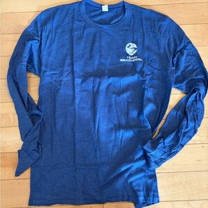 Team Beachbody Unisex Long-Sleeve Performance Shirt - Blue